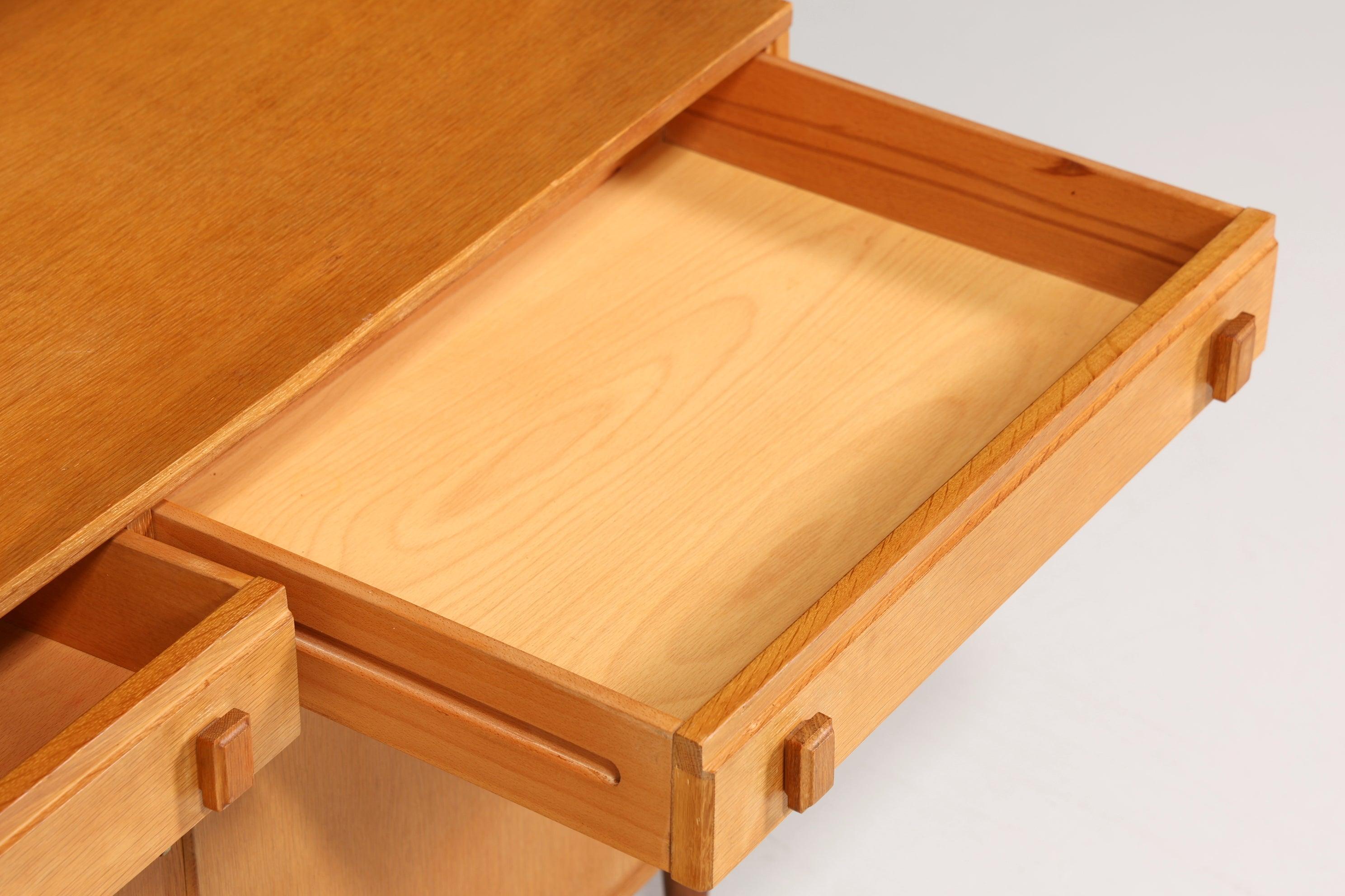 Stilvolles Mid Century Regal "Made in Denmark" echt Holz Schrank Danish Design Retro Kommode Vintage Bücherregal 60er Jahre