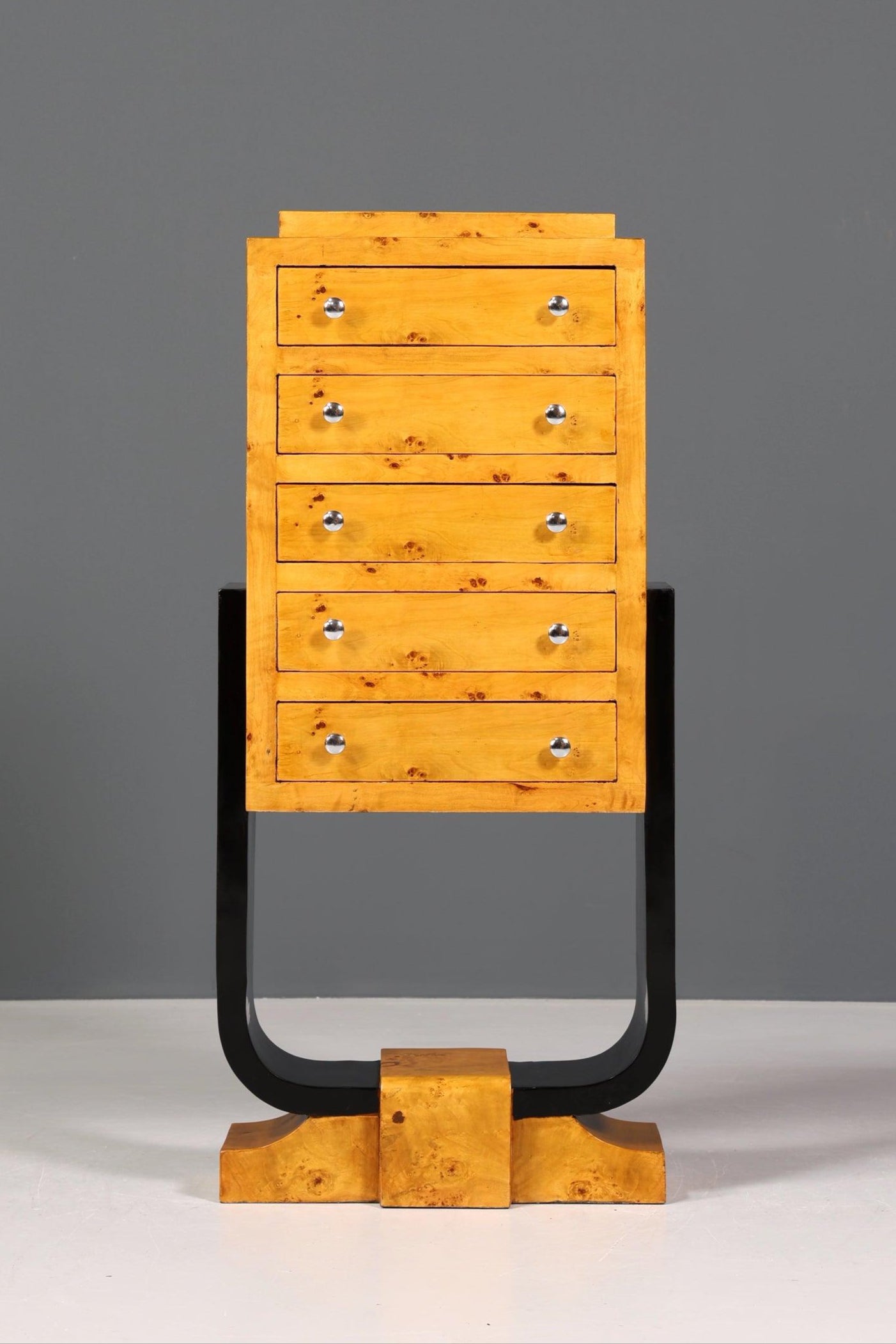 Traumhaftes Art Deco Design Highboard Biedermeier Stil Kommode