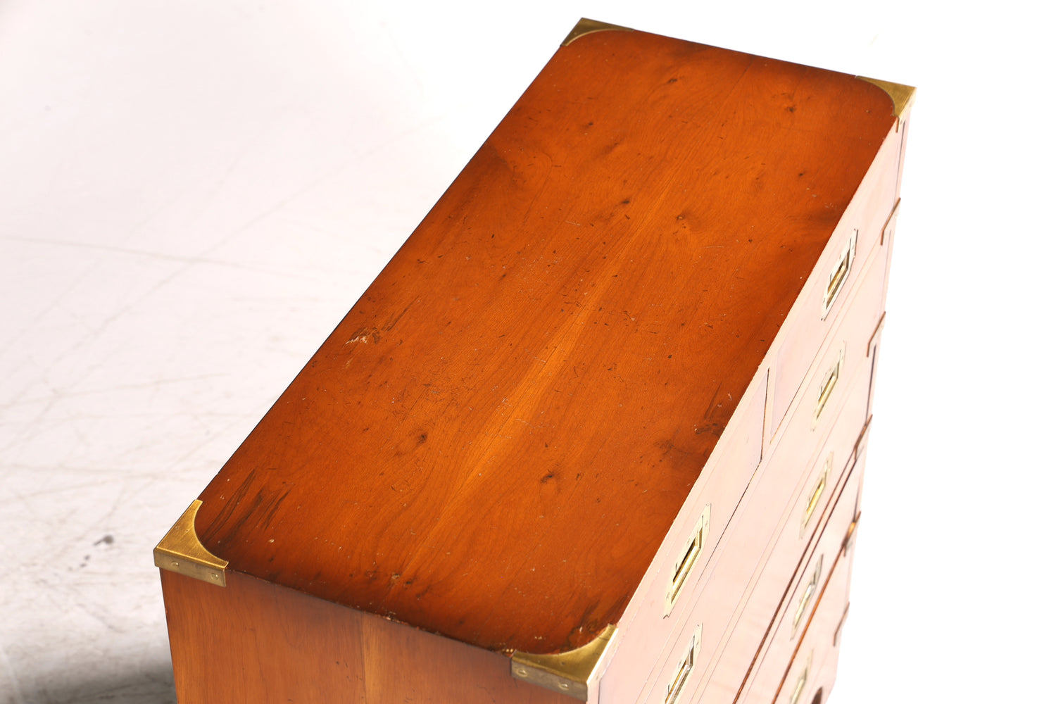 Traumhafte Englische Kommode Maritime Schiffs Kommode Englisch Antik Schrank Military Chest