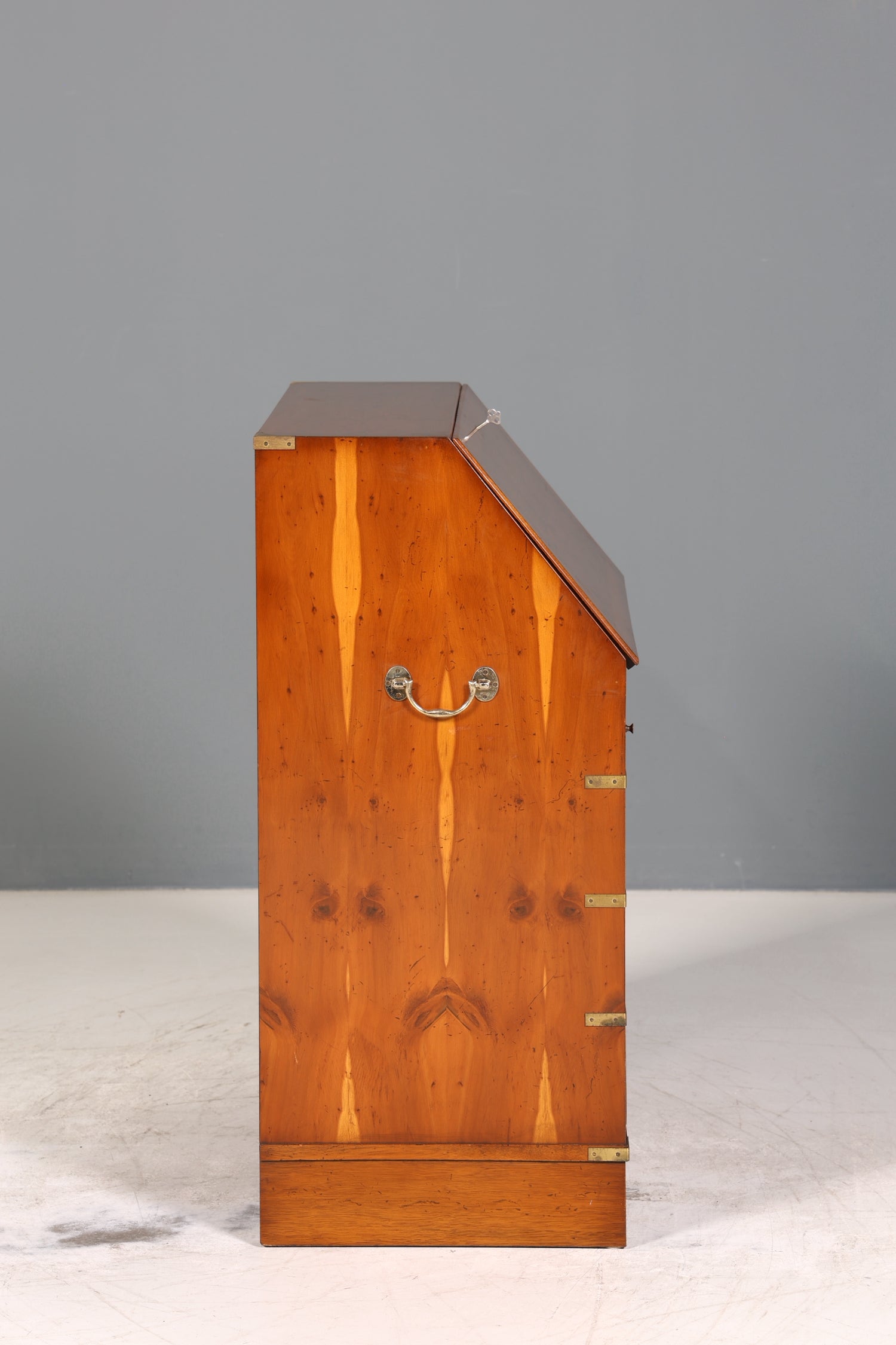 Wunderschöner Maritimer Sekretär Englisch Schreibkommode echt Holz Englischer echt Lederauflage Schreibtisch