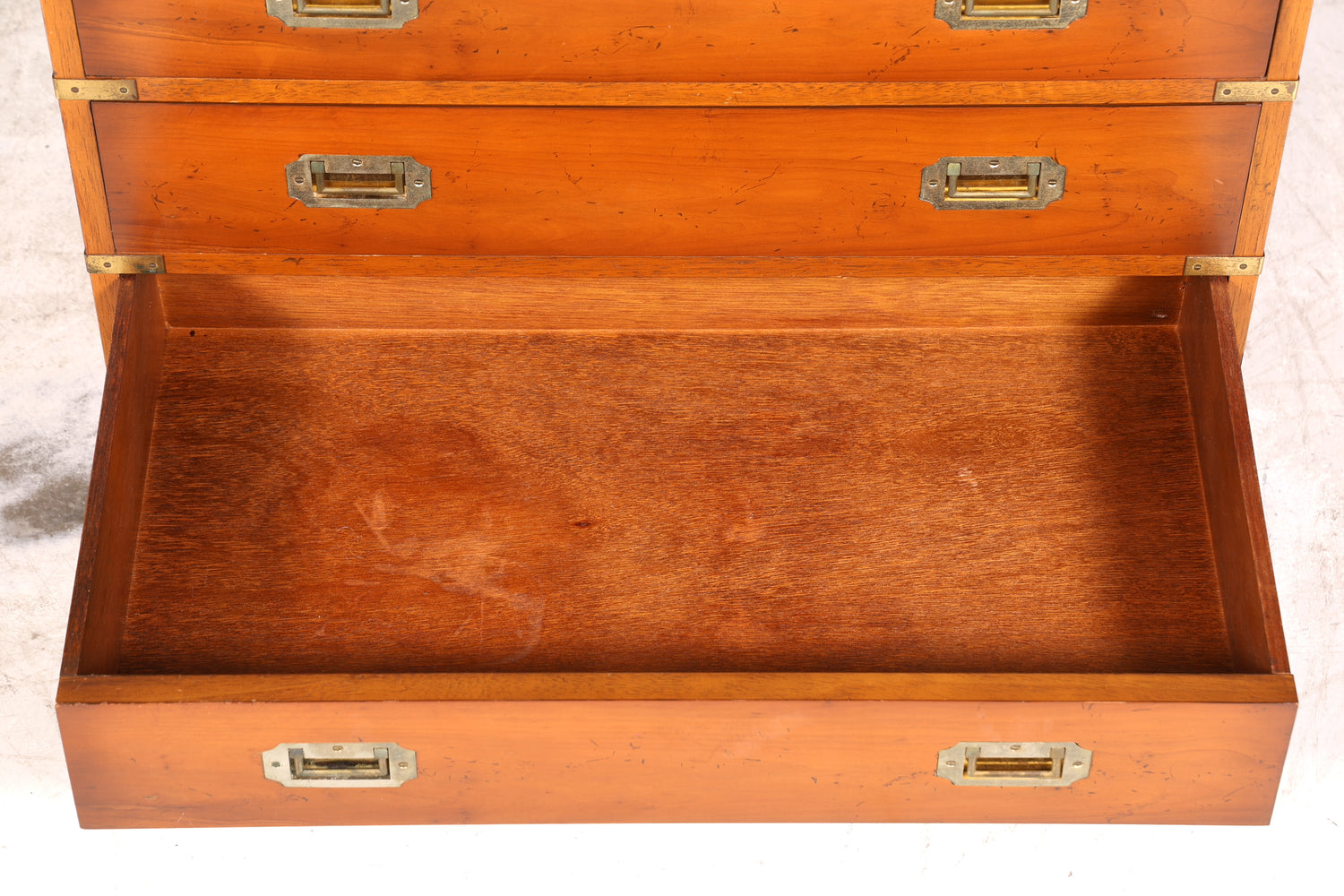 Wunderschöner Maritimer Sekretär Englisch Schreibkommode echt Holz Englischer echt Lederauflage Schreibtisch