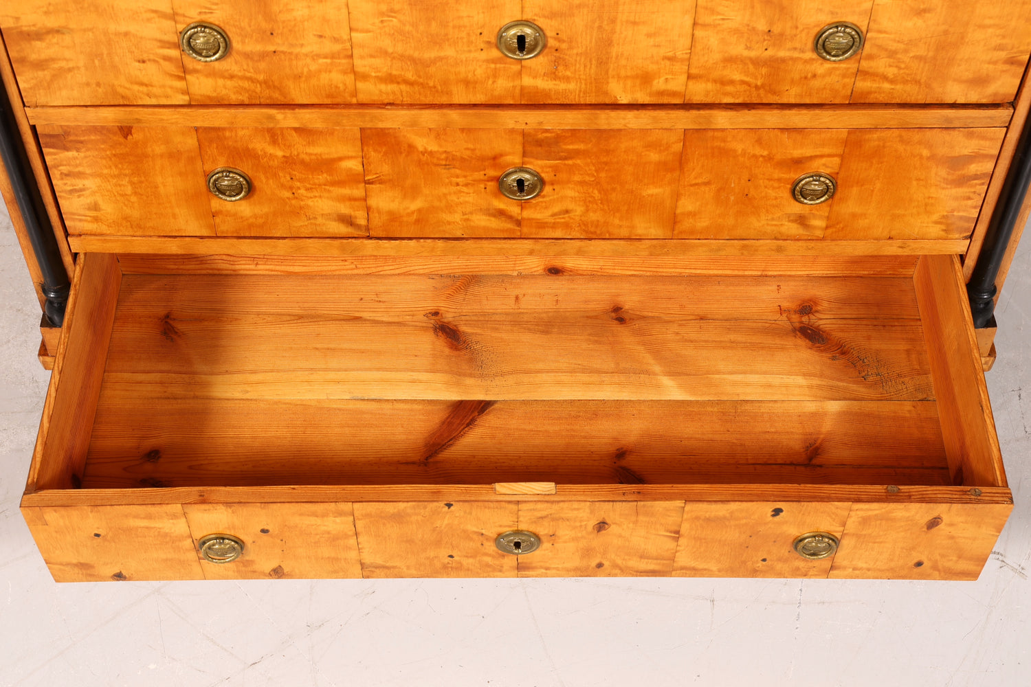 Wunderschöner Original Biedermeier Sekretär um 1860 Kommode Antik Bürokommode