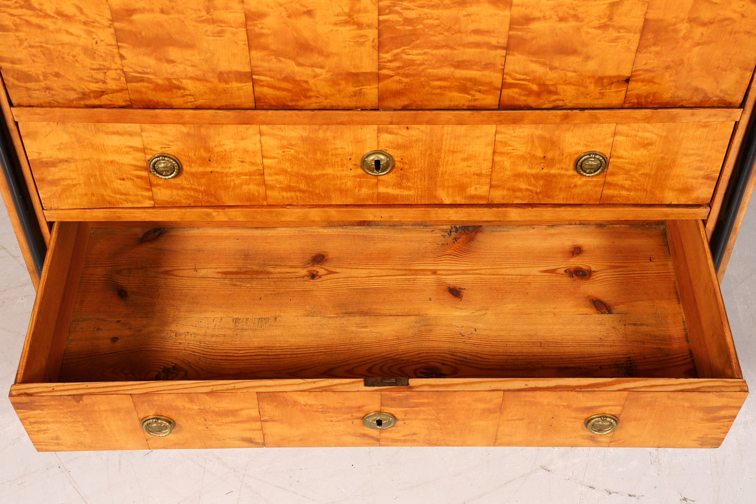 Wunderschöner Original Biedermeier Sekretär um 1860 Kommode Antik Bürokommode