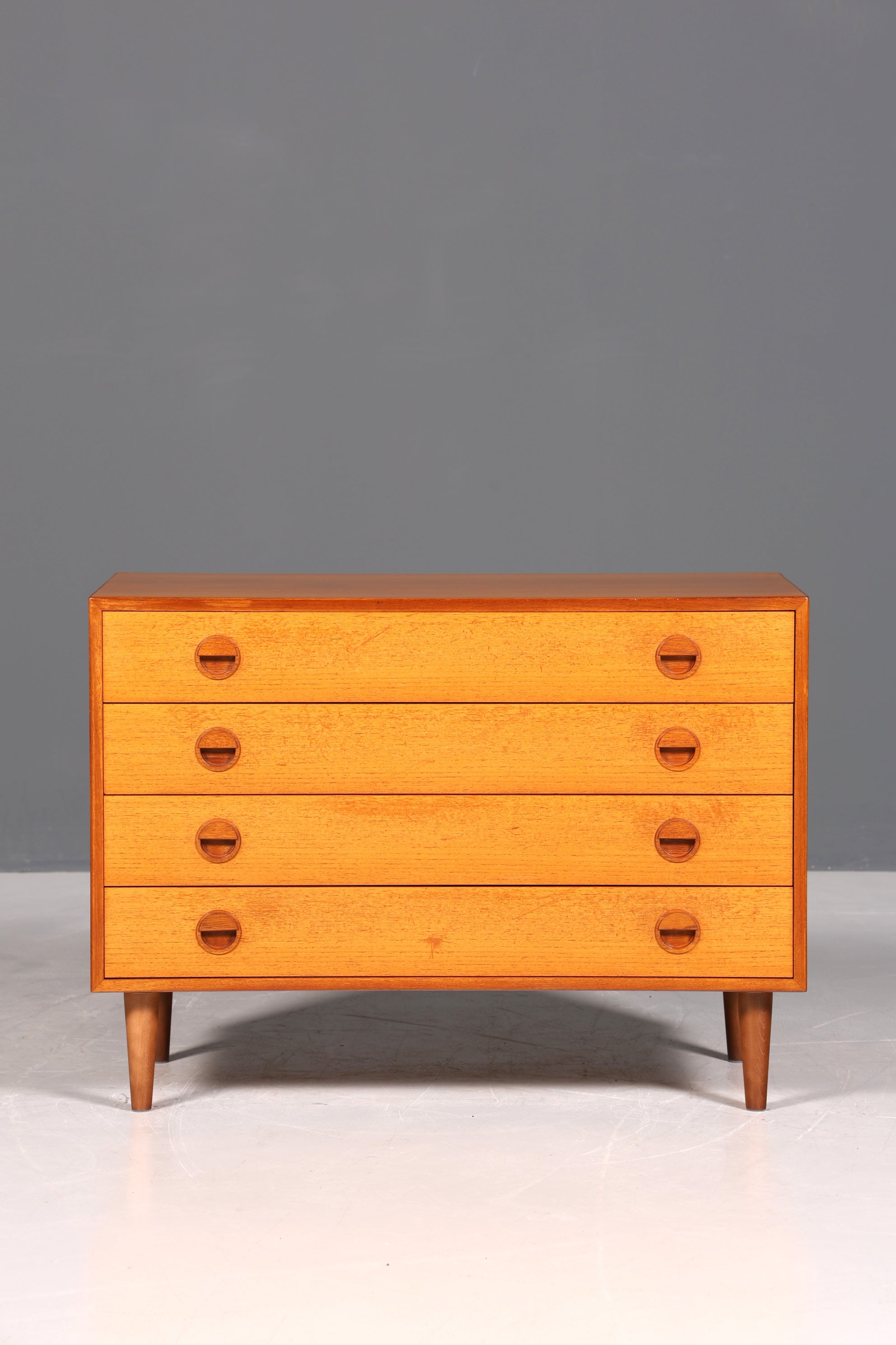 Traumhafte Mid Century Kommode Teak Holz Sideboard Vintage Schubladen Kommode