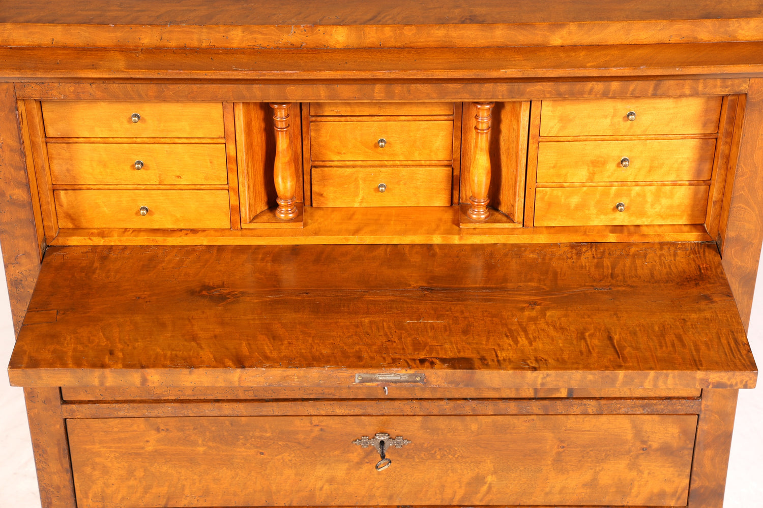 Wunderschöner Biedermeier Sekretär Vertiko Antik Kommode Louis Philippe Schreibkommode