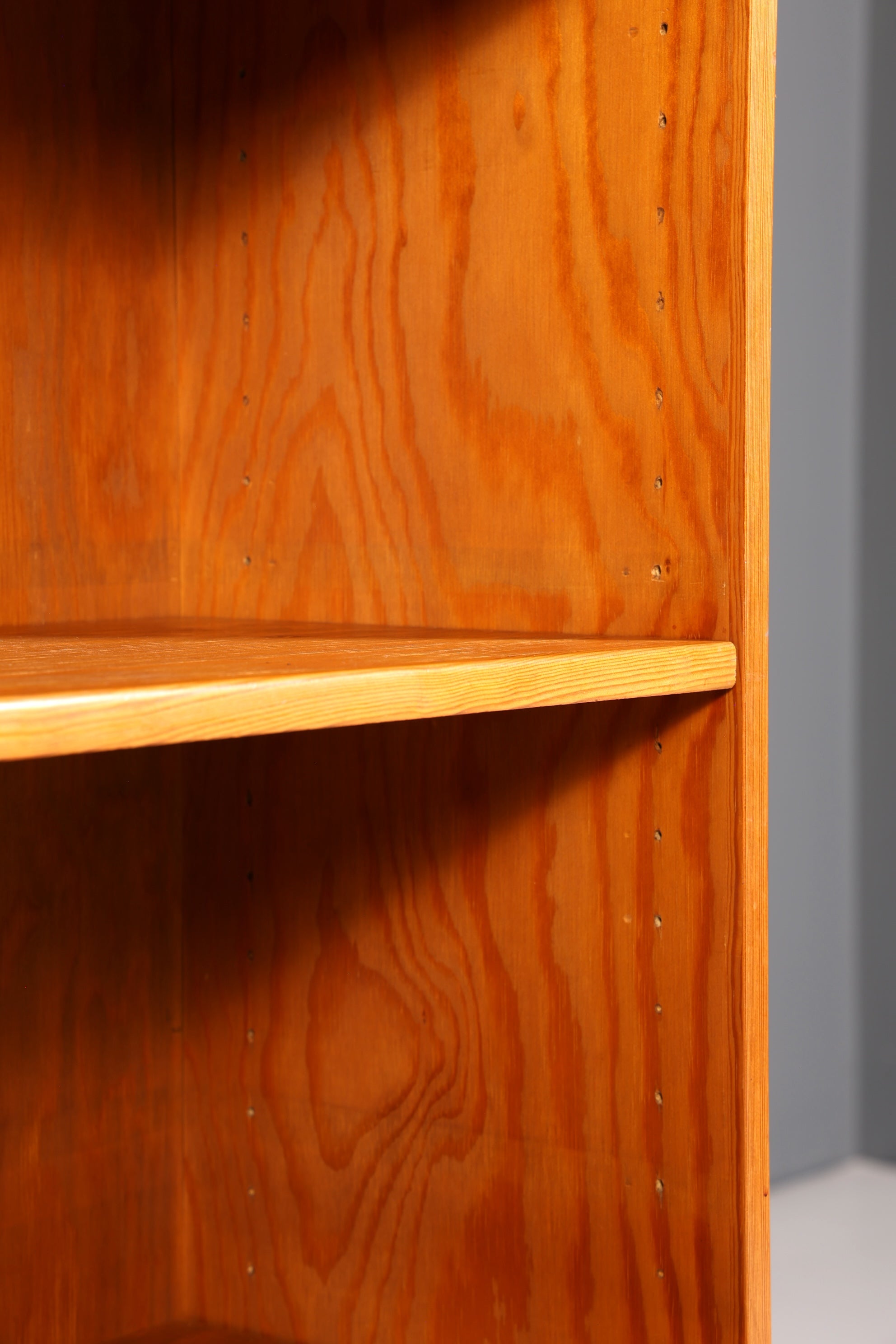 Stilvolles Mid Century Regal echt Holz Vintage Bücherregal Schrank Buchablage 60s Bookshelf 2 von 5