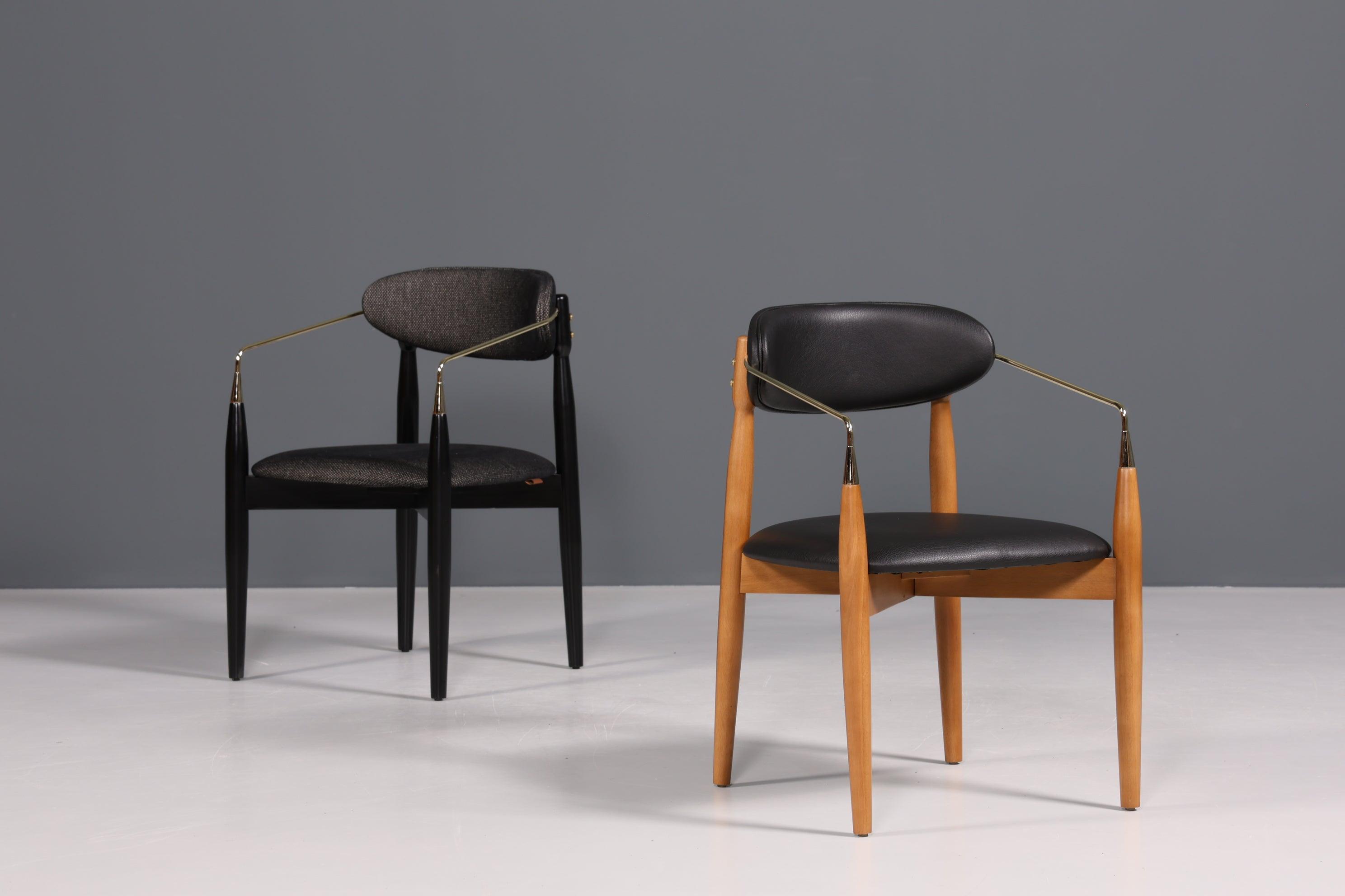 Edler Design Armlehnstuhl Lounge Sessel Dining Chair Brown