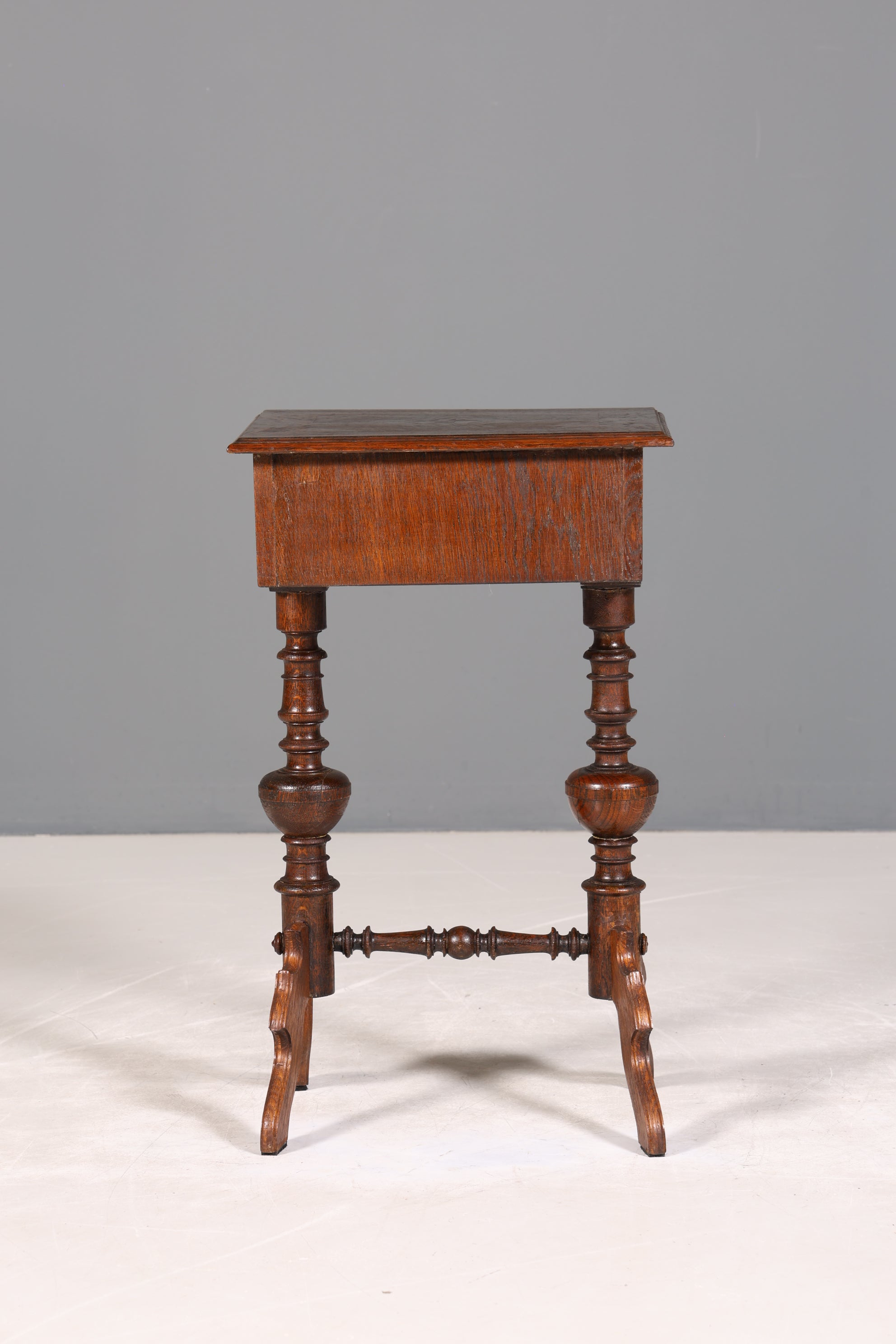 Stilvoller Gründerzeit Beistelltisch Louis Philippe Nähtisch Antik Ablagetisch um 1880