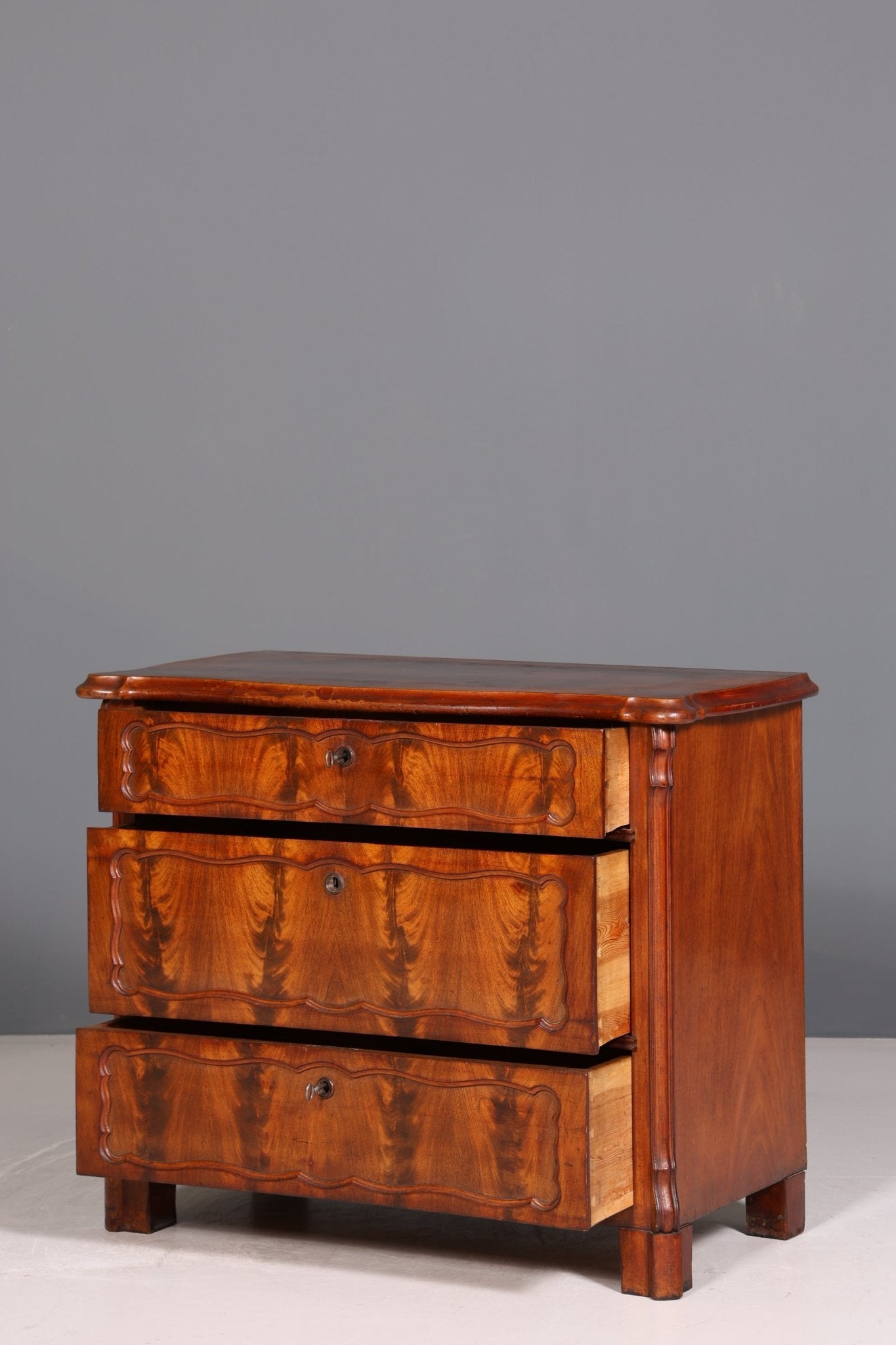 Edle Louis Philippe Kommode Gründerzeit Sideboard um 1880 Antik Schubladenkommode