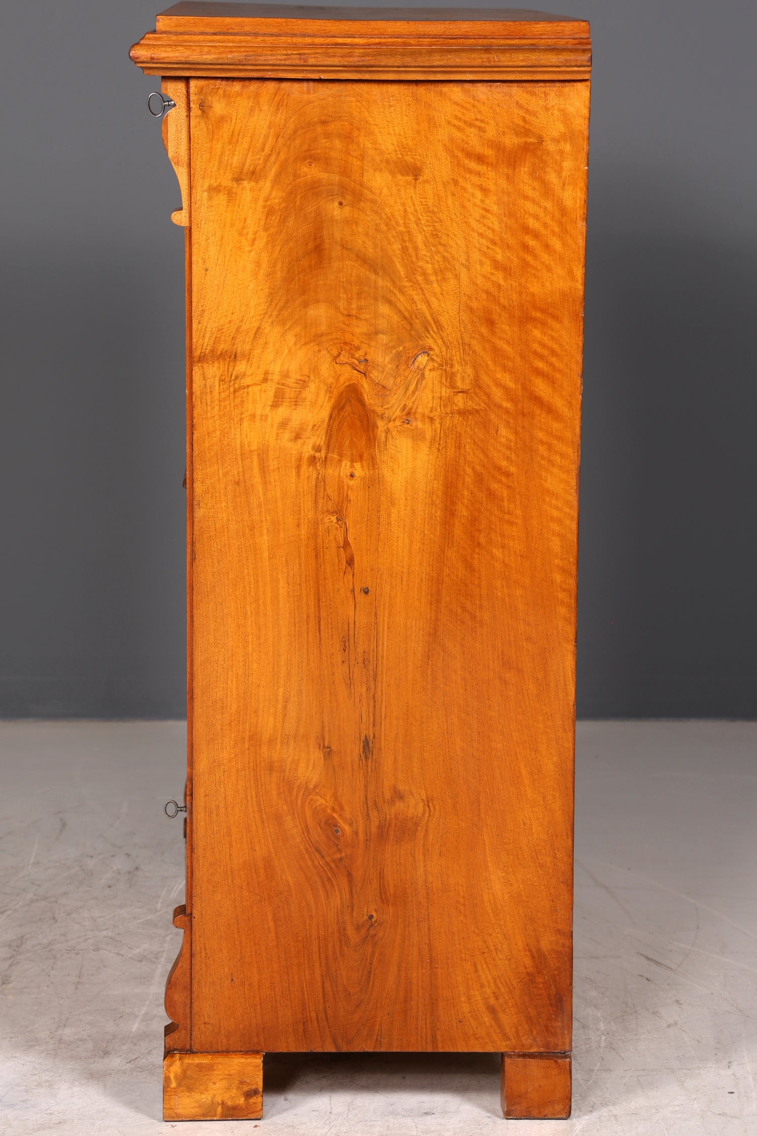 Stilvoller Biedermeier Sekretär Vertiko Louis Philippe  Kommode Schubladenkommode