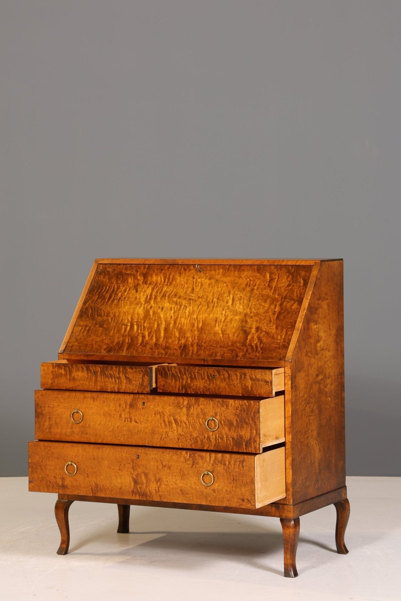 Wunderschöner Sekretär um 1930 echt Holz Büro Kommode Schreibkommode Antik Schreibtisch