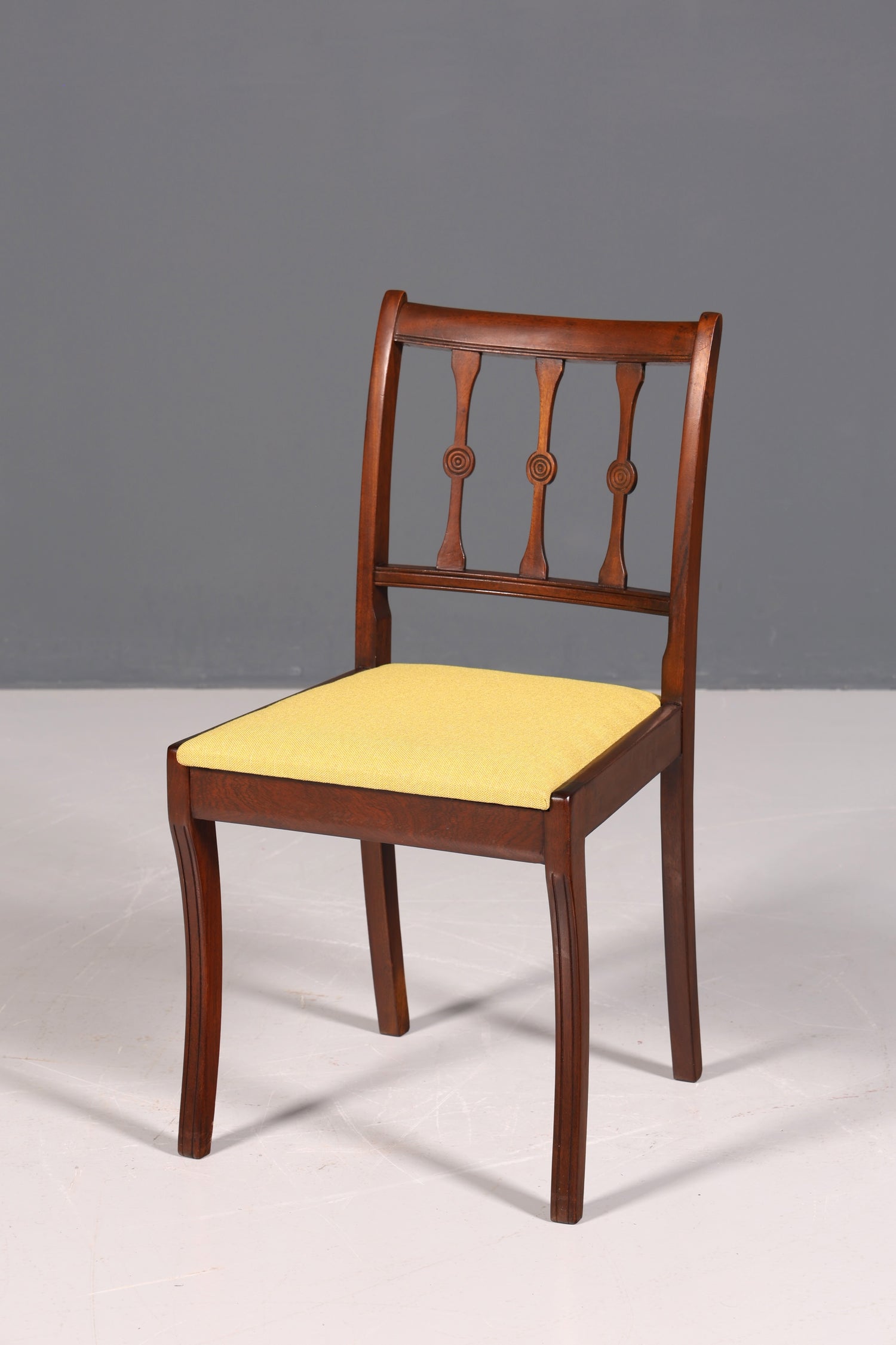 4x Edle Englische Stühle Englisch Dining Chairs Antik 60s Küchenstühle Stuhlset Esszimmer Stühle