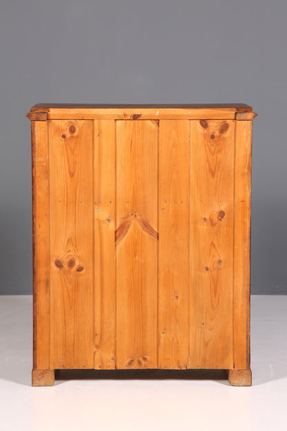 F830 Finish Wunderschöner Gründerzeit Sekretär Kommode Jugendstil Schubladenkommode Antik Vertiko