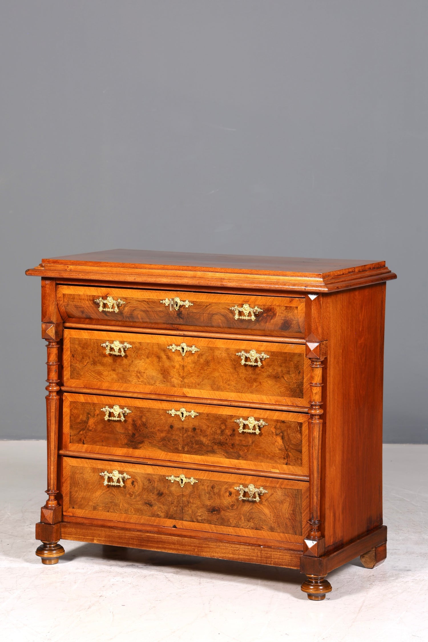 Wunderschöne Louis Philippe Kommode Gründerzeit Schubladen Kommode um 1880