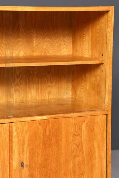 F891 Finish cm Traumhafter Mid Century Highboard Retro Vitrine 60er Jahre Schrank Kommode