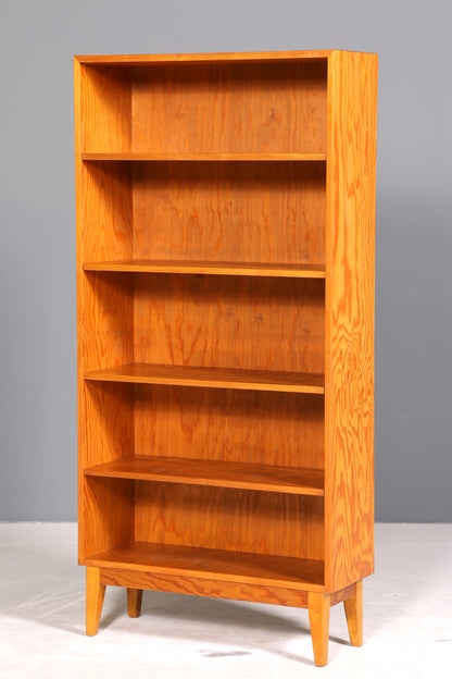 Stilvolles Mid Century Regal echt Holz Vintage Bücherregal Schrank Buchablage 60s Bookshelf 2 von 5