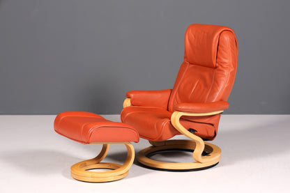 Wunderschöner Original Himolla Sessel &quot;Modell 7032&quot; Armlehnsessel mit Hocker Liegefunktion Relax Sessel