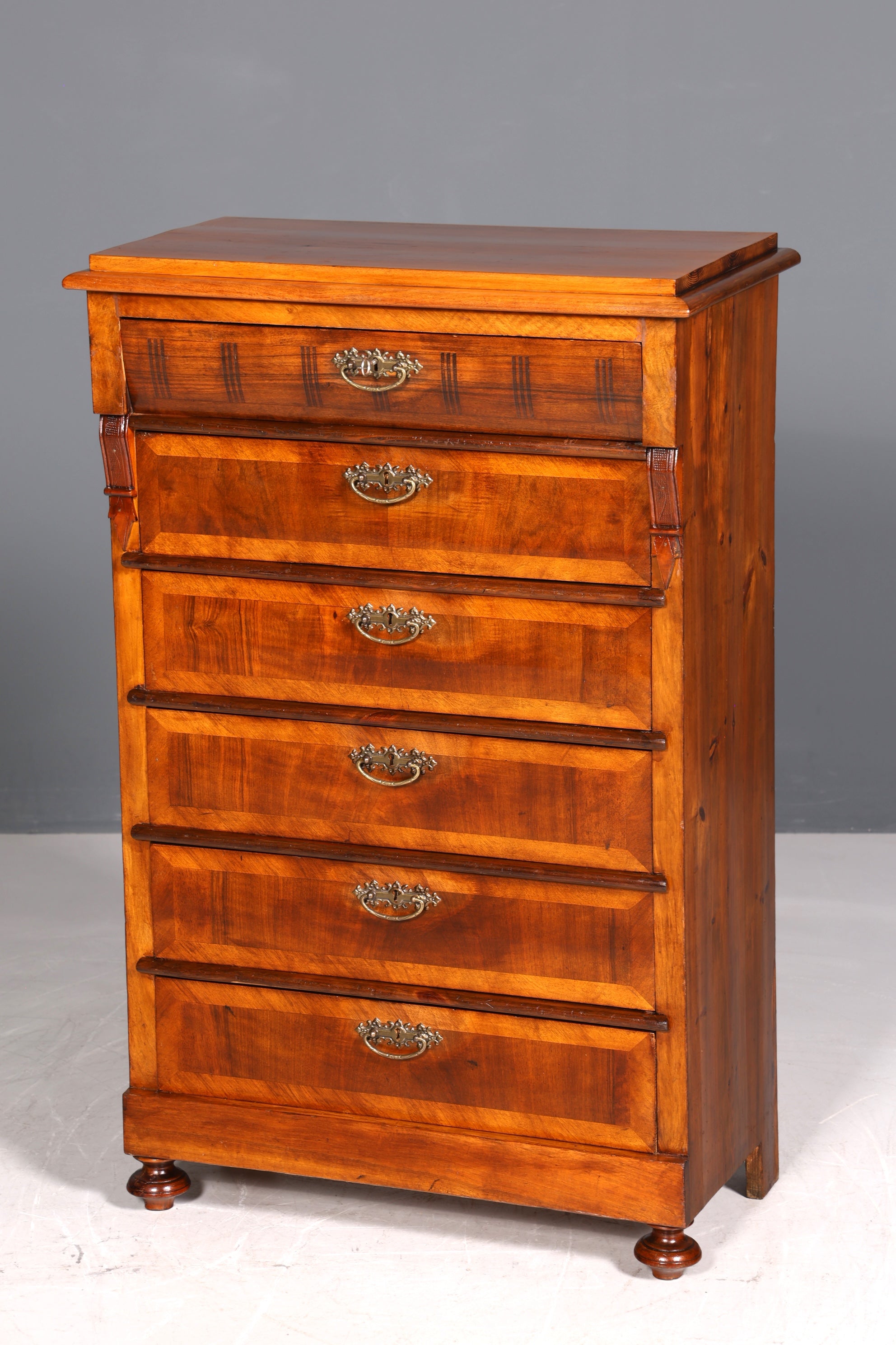 Stilvolle Gründerzeit Kommode um 1890 Jugendstil Vertiko Antik Chiffoniere Wäschekommode