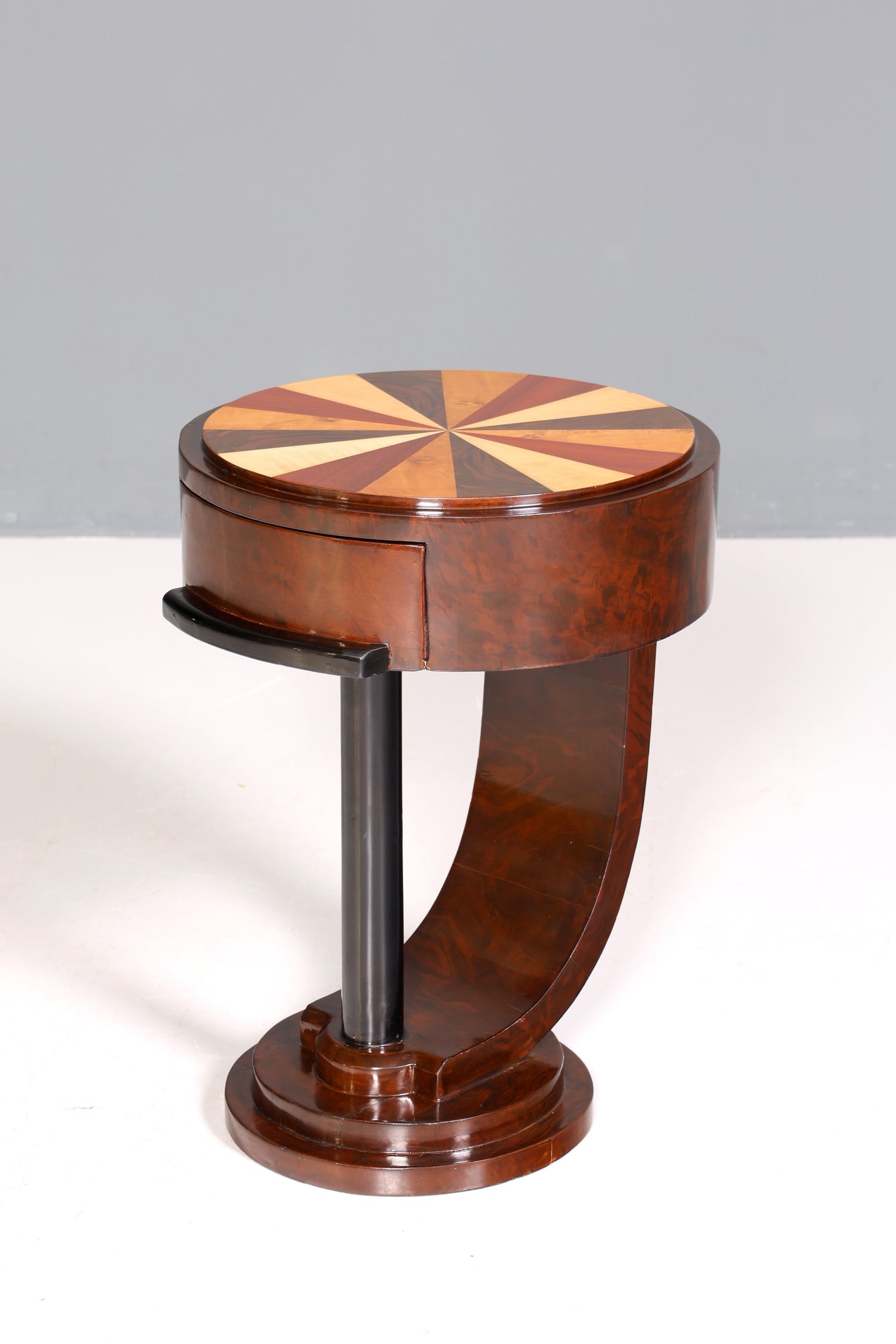 Wunderschöne Art Deco Stil Kommode Beistelltisch Nachtisch Ablagetisch bunt