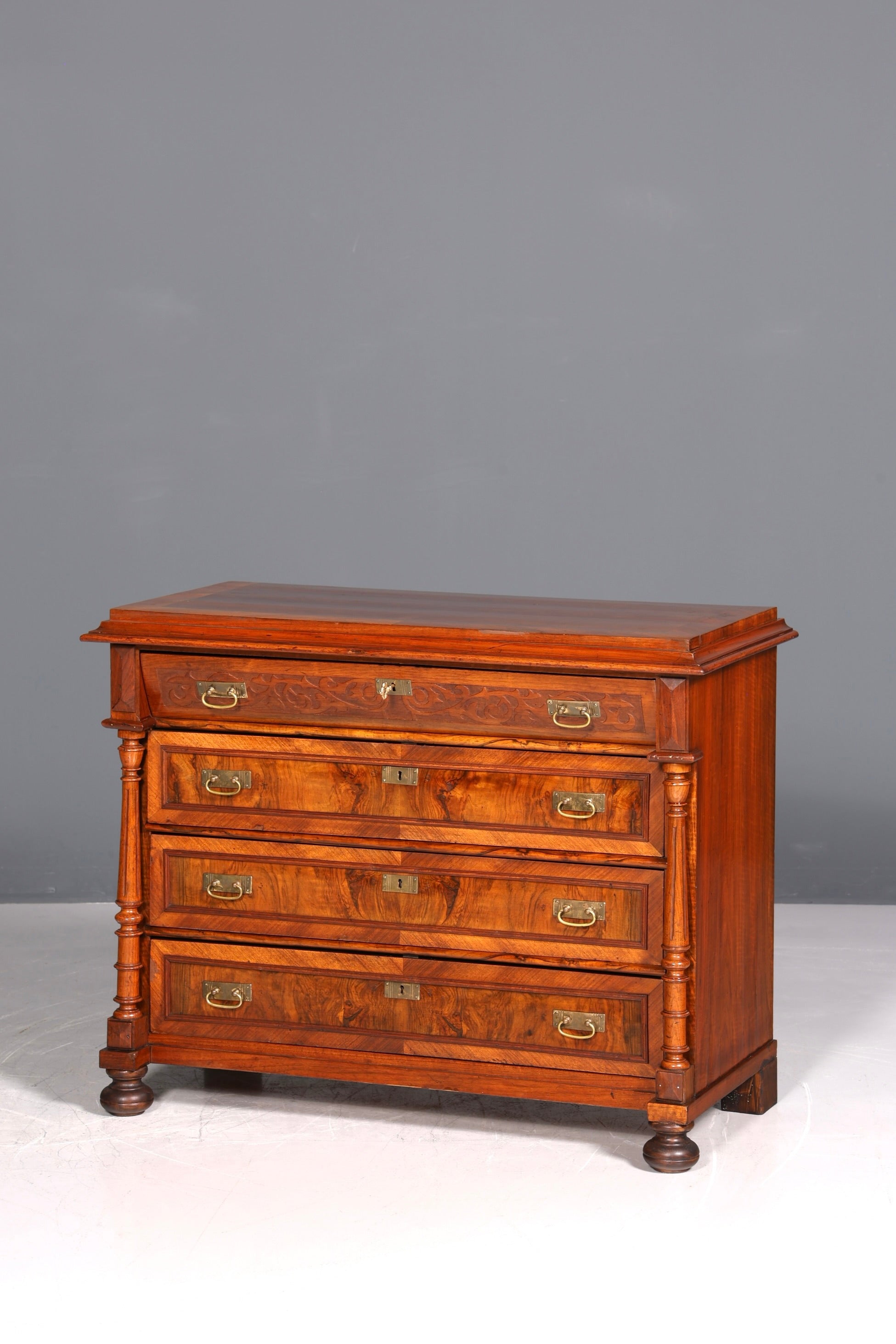 Traumhafte Gründerzeit Kommode Jugendstil Antik Sideboard Schubladenkommode Wäschekommode