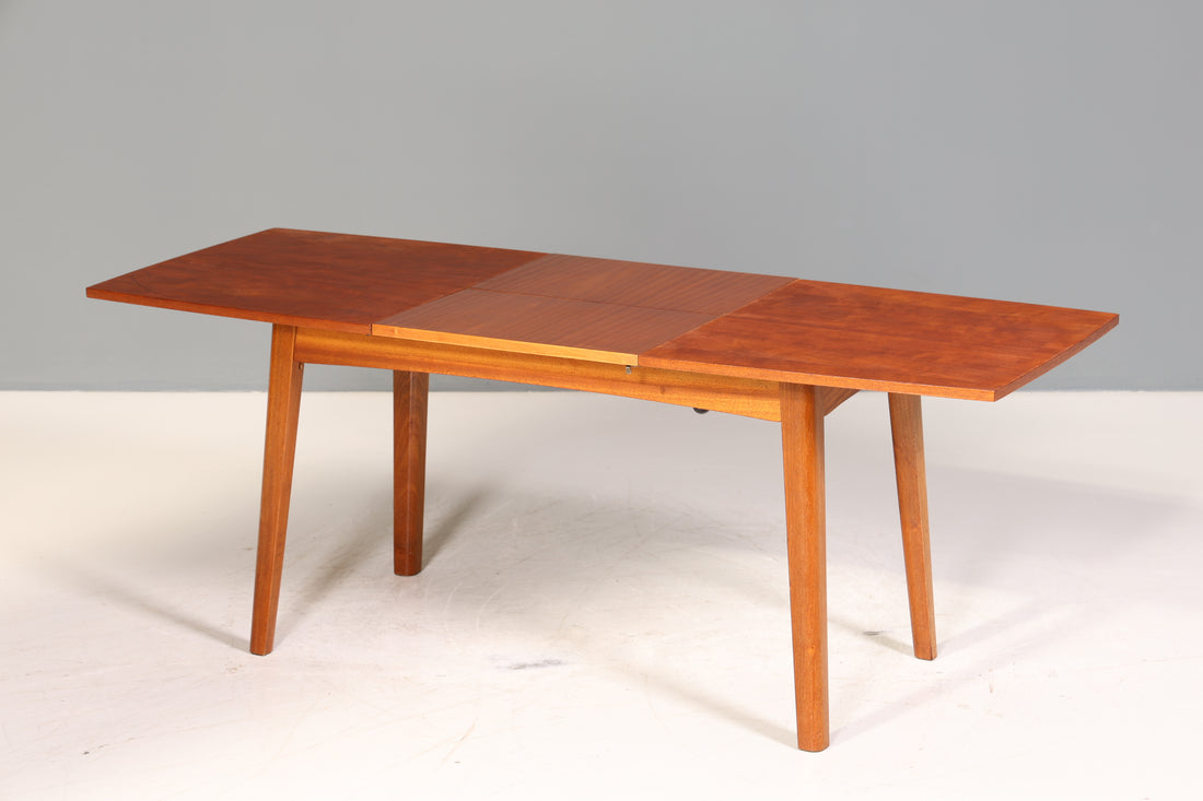 Wunderschöner Mid Century Küchentisch Vintage Tisch ausziehbar und höhenverstellbar