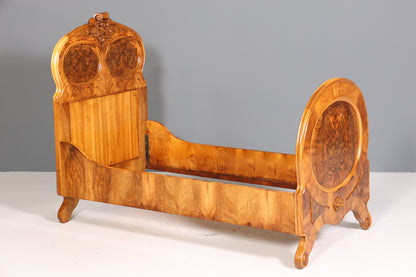 Wunderschönes Louis Philippe Bett Antik Bettgestell echt Holz um 1890