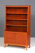 Traumhaftes Mid Century Regal echt Holz Schrank Danish Design Retro Kommode Vintage Bücherregal 60er Jahre