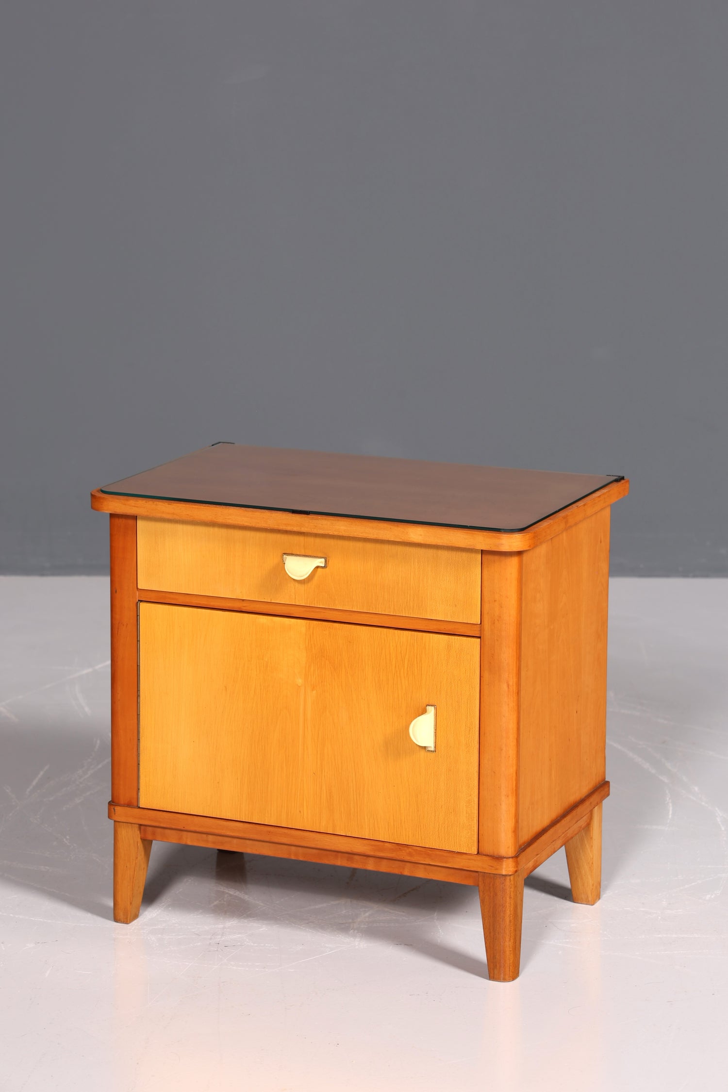 Wunderschöne Mid Century Kommode Vintage Nachttisch 60s Nightstand 1 von 2