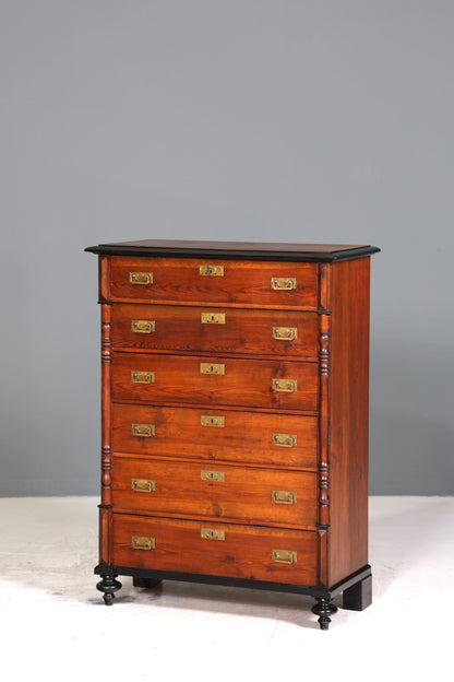 Wunderschöne Gründerzeit Kommode Jugendstil Vertiko Schubladenkommode Antik Wäschekommode Chiffoniere
