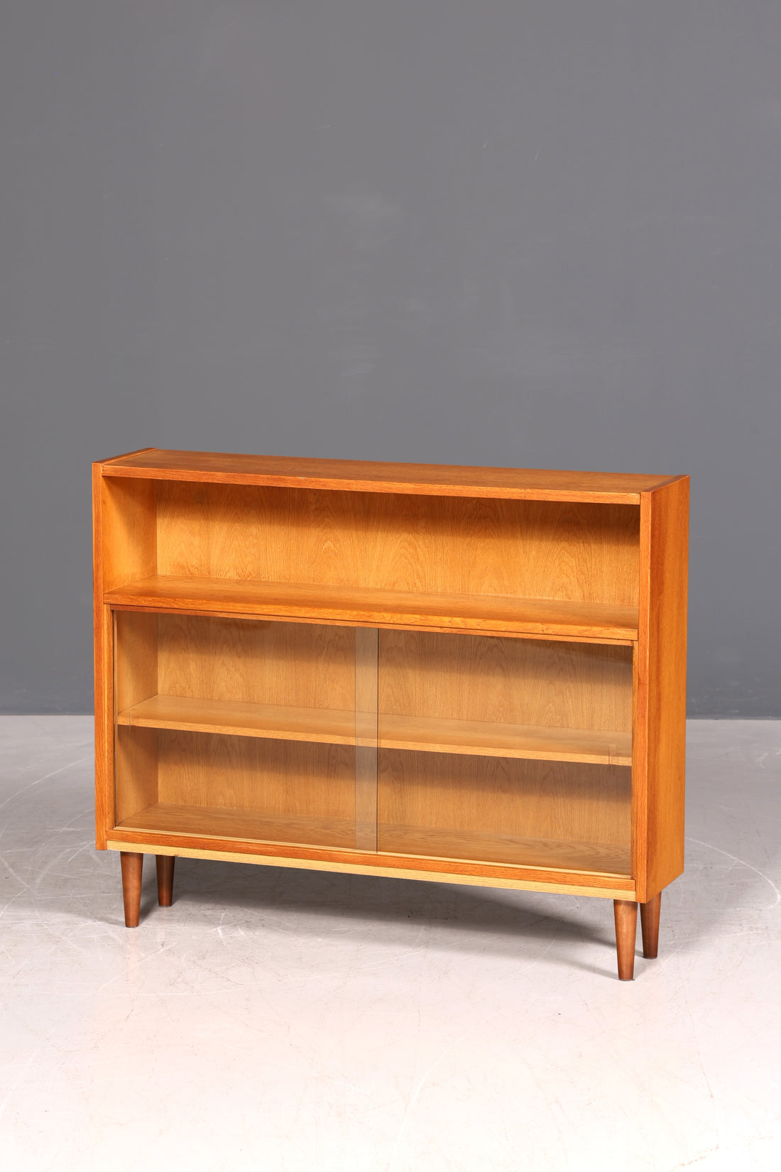 Wunderschöne Mid Century Vitrine Vintage Regal Retro Bücherregal VEB Bookshelf 1 von 2