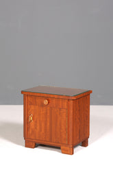 Schlichte Mid Century Kommode Vintage Klappschränkchen Danish Design Nachttisch 1 von 2