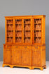 Edle Englische Vitrine Bücherschrank Buffet Antik Stil Englisch Eibe Glasvitrine Bibliothek