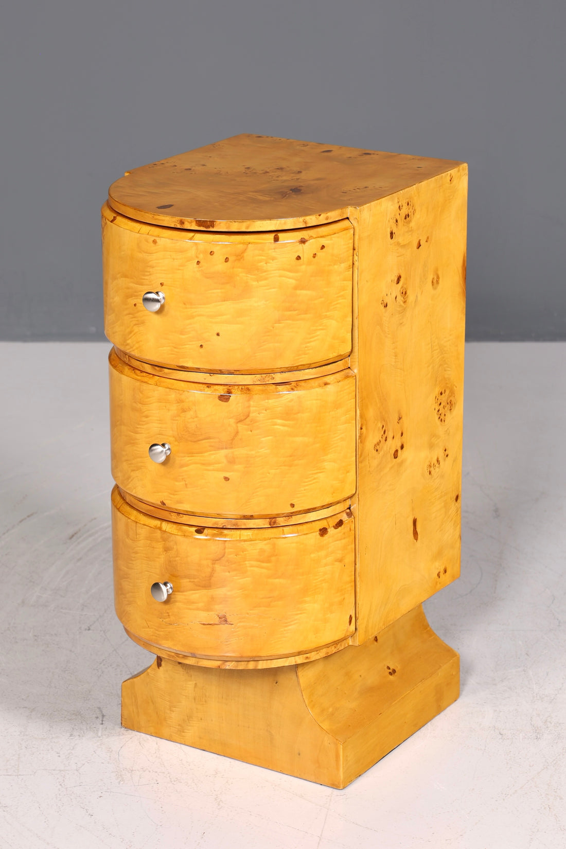 Wunderschöne Art Deco Design Kommode Birke Beistelltisch Modern Kult Schubladenkommode