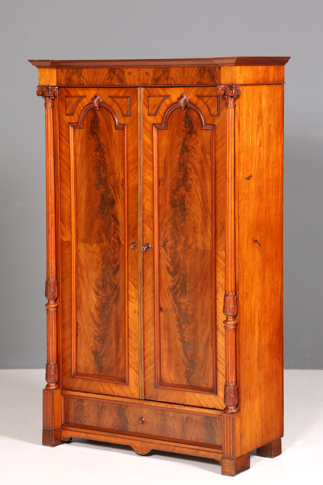 Traumhafter Louis Philippe Schrank Antik Gründerzeit Kleiderschrank Wäscheschrank