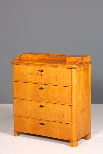 Wunderschöne Original Biedermeier Kommode Antik um 1880 Schubladenkommode Vertiko
