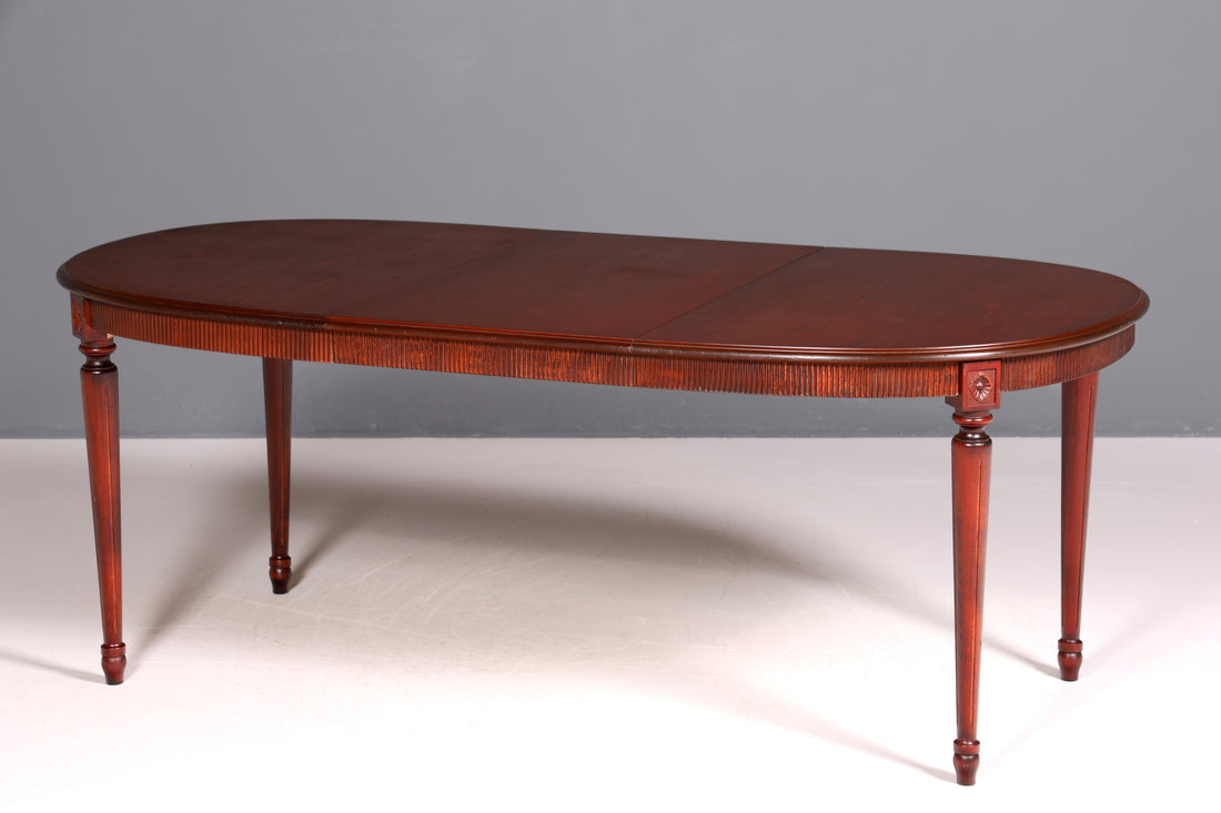 Traumhafter Tisch im Gustavianischer Stil Küchentisch ausziehbar Antik Stil Esszimmer Tisch