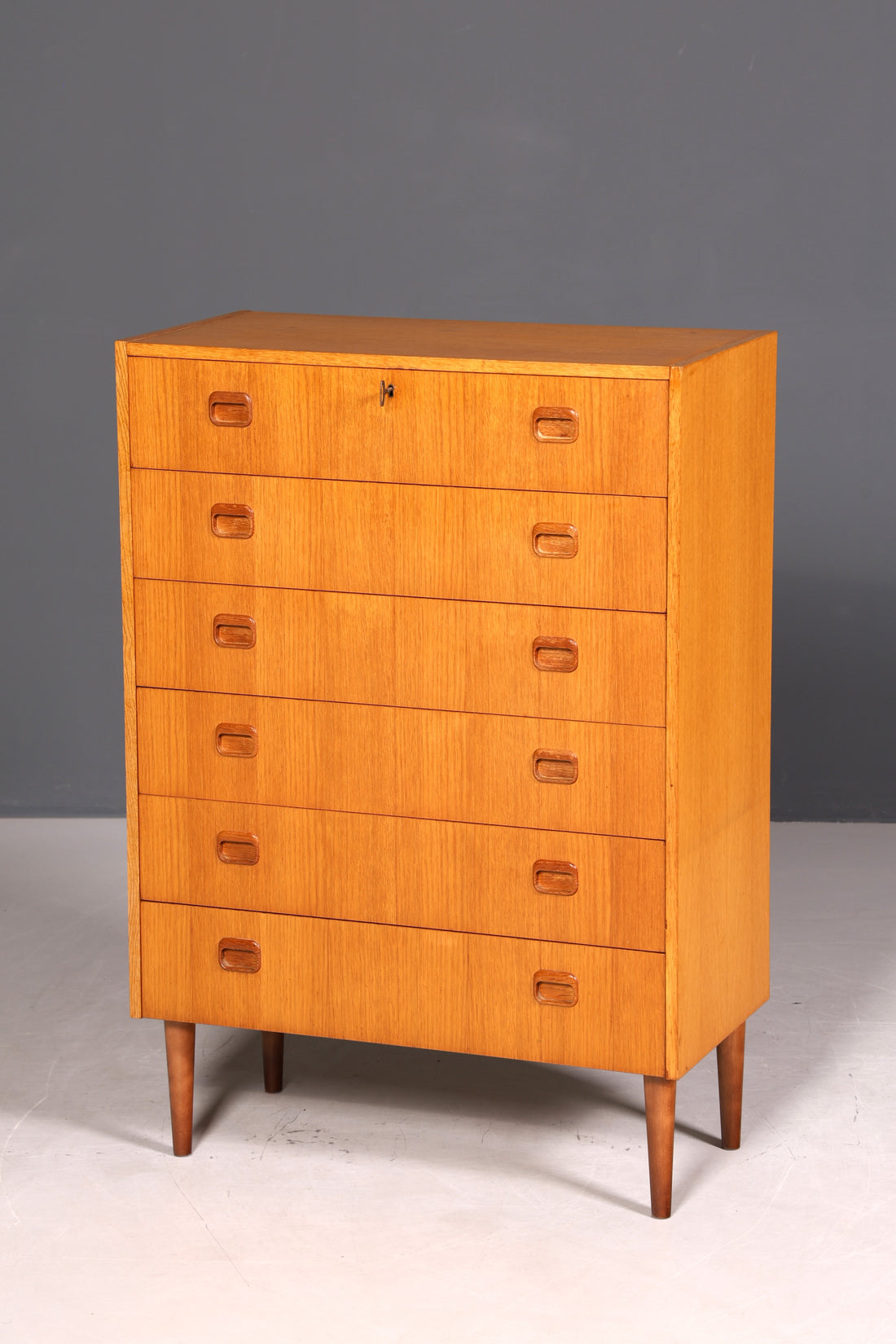 Wunderschöne Mid Century Kommode Teak Holz Sideboard Vintage Schubladen Kommode