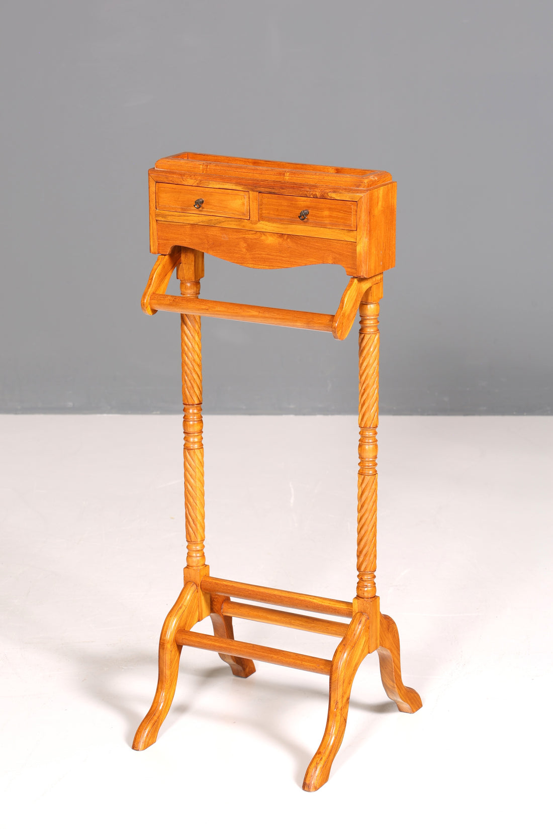 Edler Gründerzeit Kleiderbutler Antik Kleiderständer echt Holz Herrendiener Kleider Ablage Stummer Diener