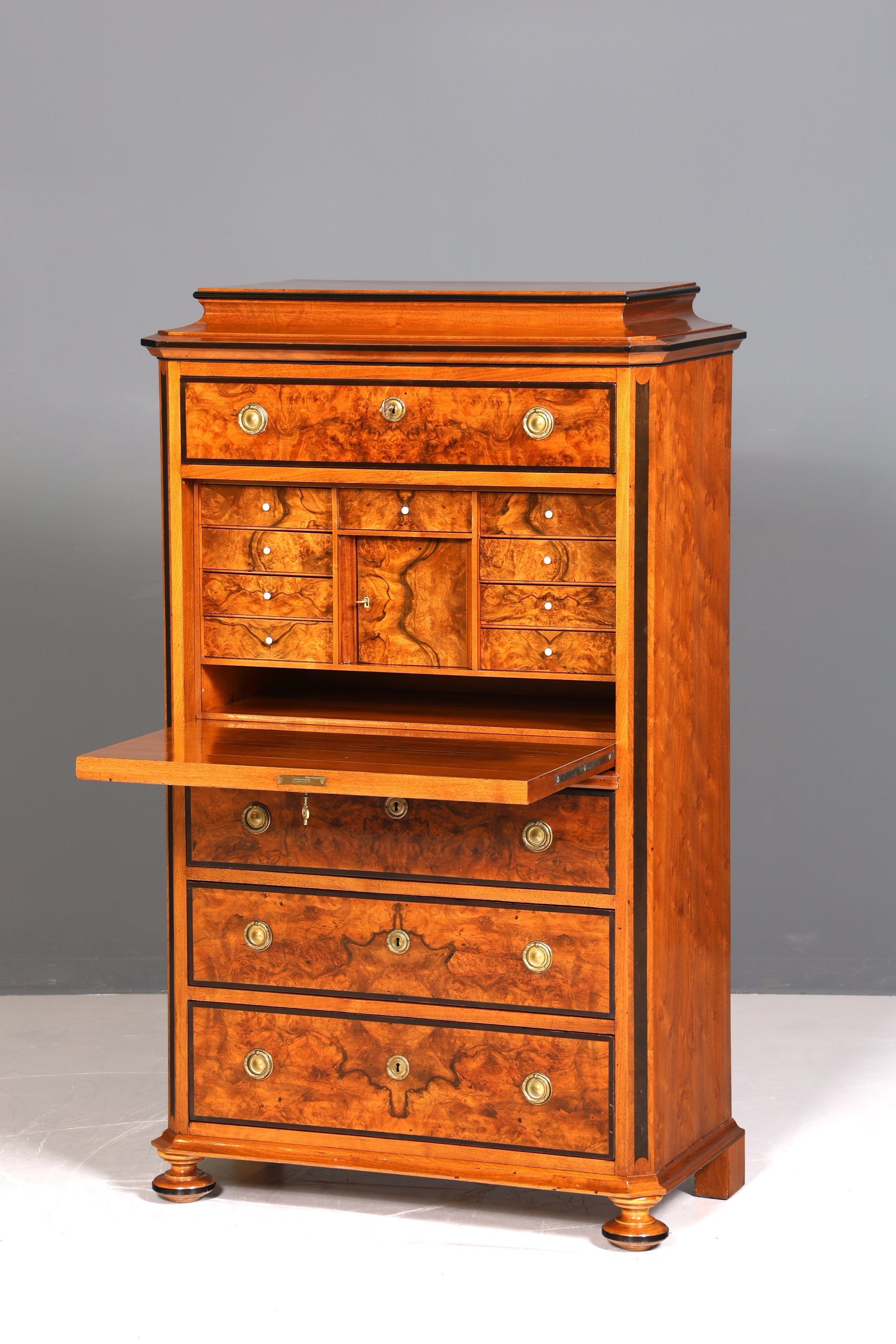 Traumhafter Louis Philippe Sekretär Vertiko Biedermeier Kommode Schubladenkommode Chiffoniere