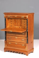 Traumhafter Gründerzeit Sekretär Vertiko Highboard Louis Philippe Kommode um 1880