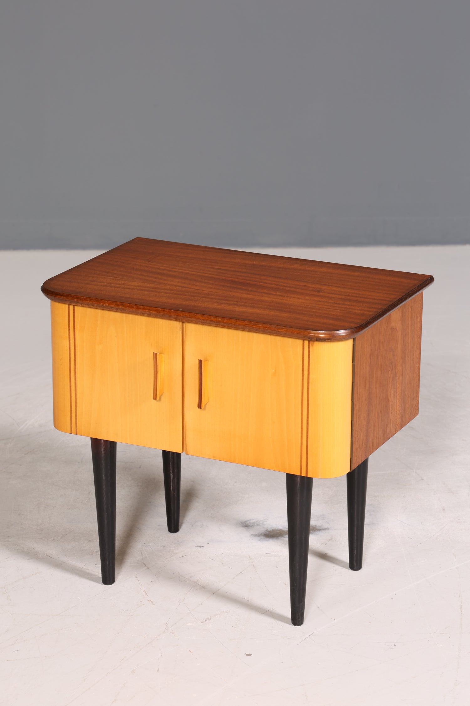 Wunderschöne Mid Century Kommode Vintage Nachttisch Retro Night Stand 2 von 2