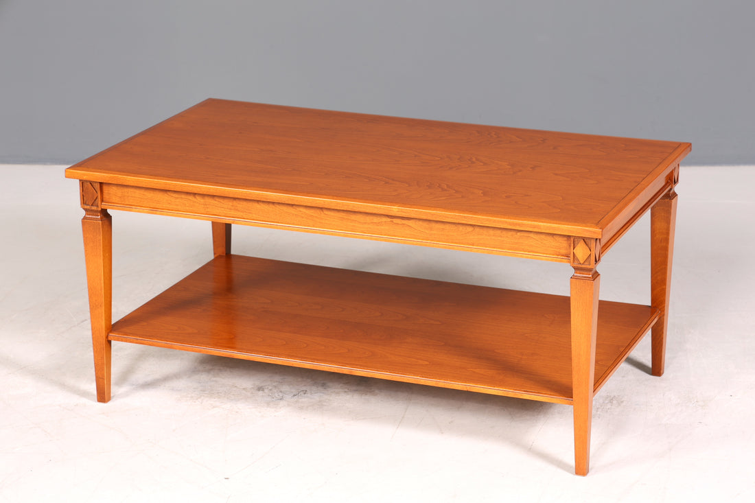 Stilvoller Original Selva Couchtisch Villa Borghese massiv Holz Tisch Wohnzimmertisch