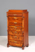 Stilvoller Gründerzeit Sekretär Vertiko Highboard Louis Philippe Kommode um 1880