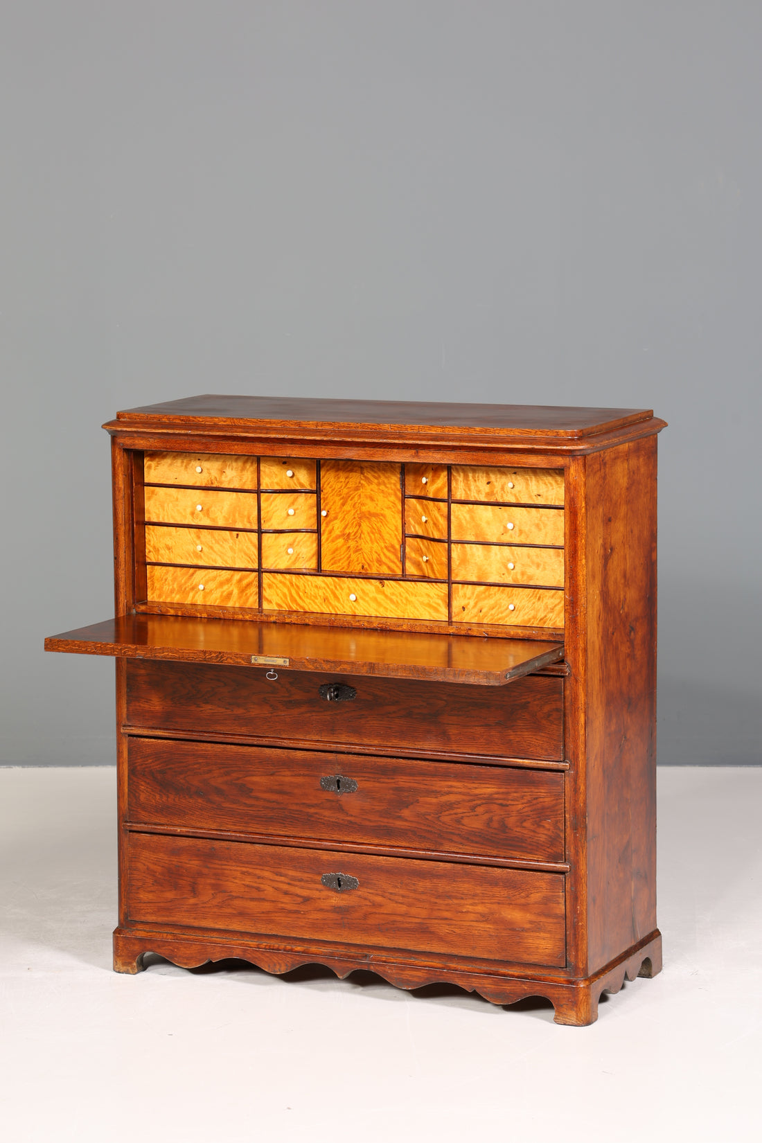 Traumhafter Louis Philippe Sekretär um 1880 Biedermeier Antik Schrank Chiffoniere Kommode