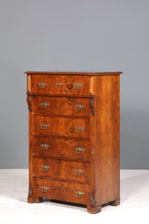 Wunderschöne Gründerzeit Kommode um 1890 Jugendstil Vertiko Schubladenkommode Antik Wäschekommode