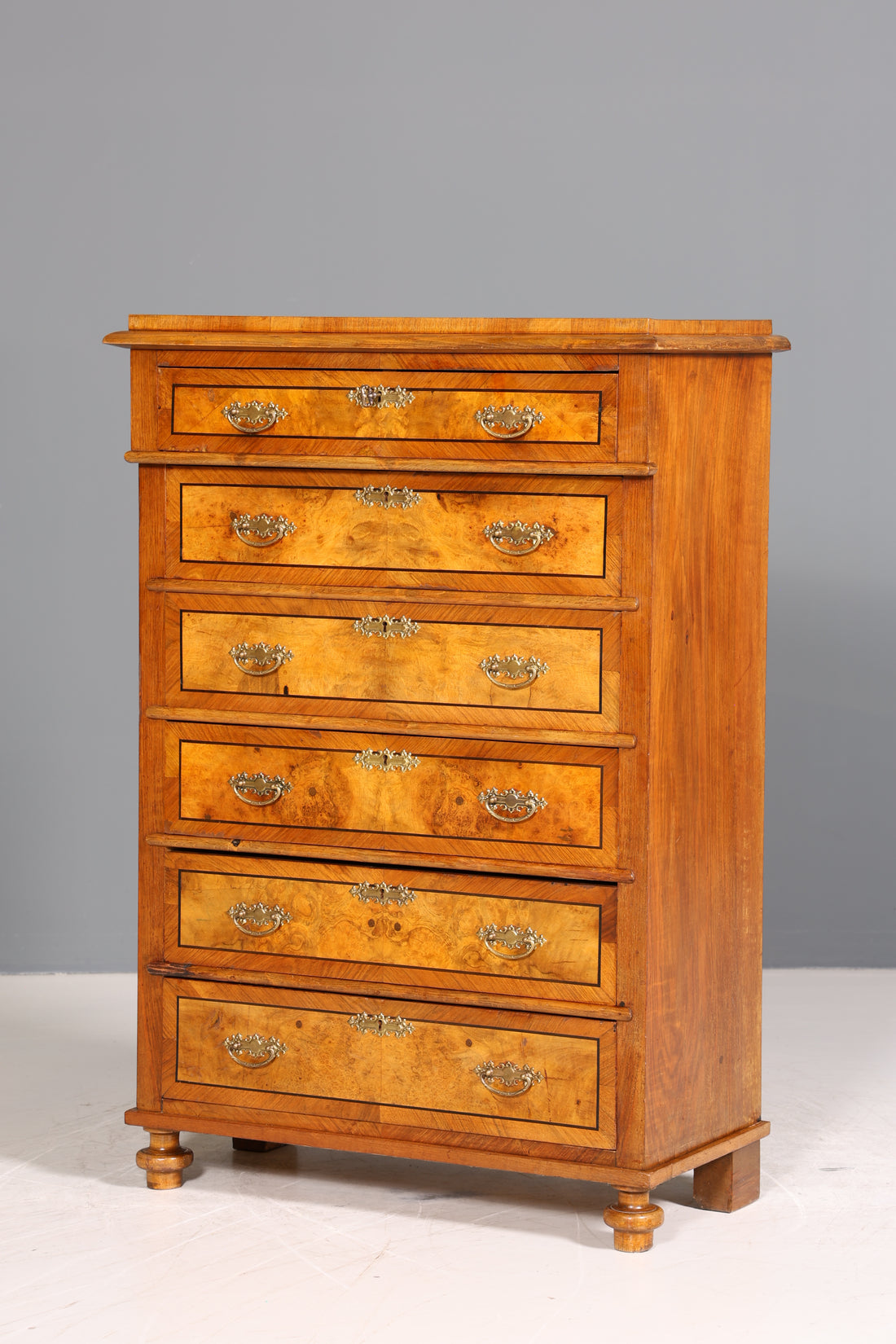 Edles Gründerzeit Vertiko Jugendstil Schrank Antik Highboard Kommode Schubladenkommode