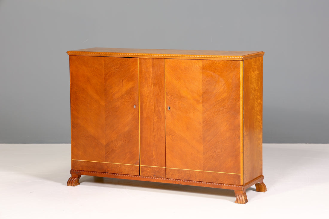 Stilvolles Original Art Deco Schrank Vertiko Sideboard um 1930 Highboard Kommode