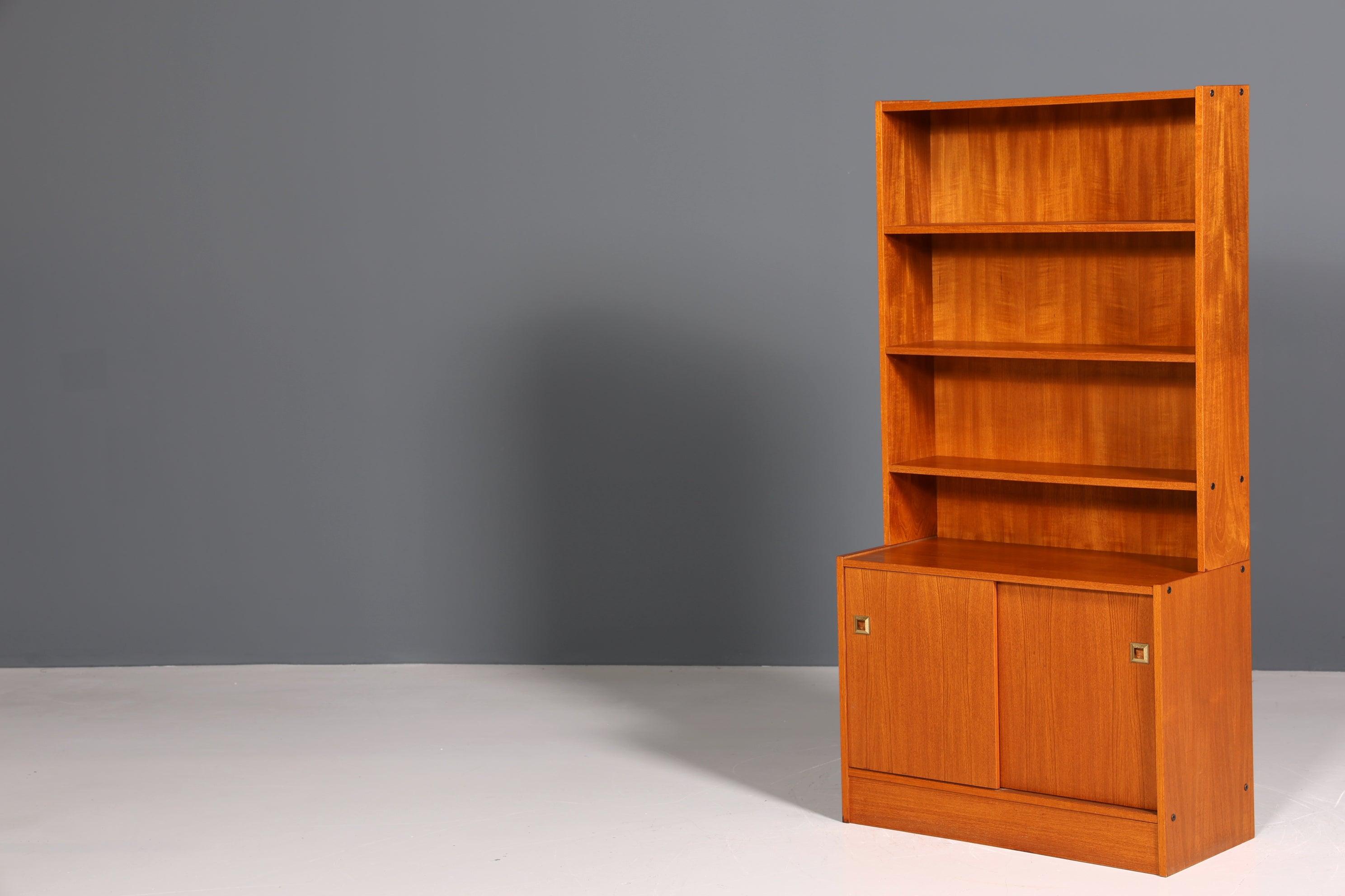 Traumhaftes Mid Century Regal Vintage Schrank Retro Bücherregal 60er Jahre Bookshelf