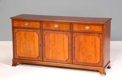Traumhaftes Englisches Sideboard Original Heldense Buffet Antik Stil Mahagoni Schrank Anrichte