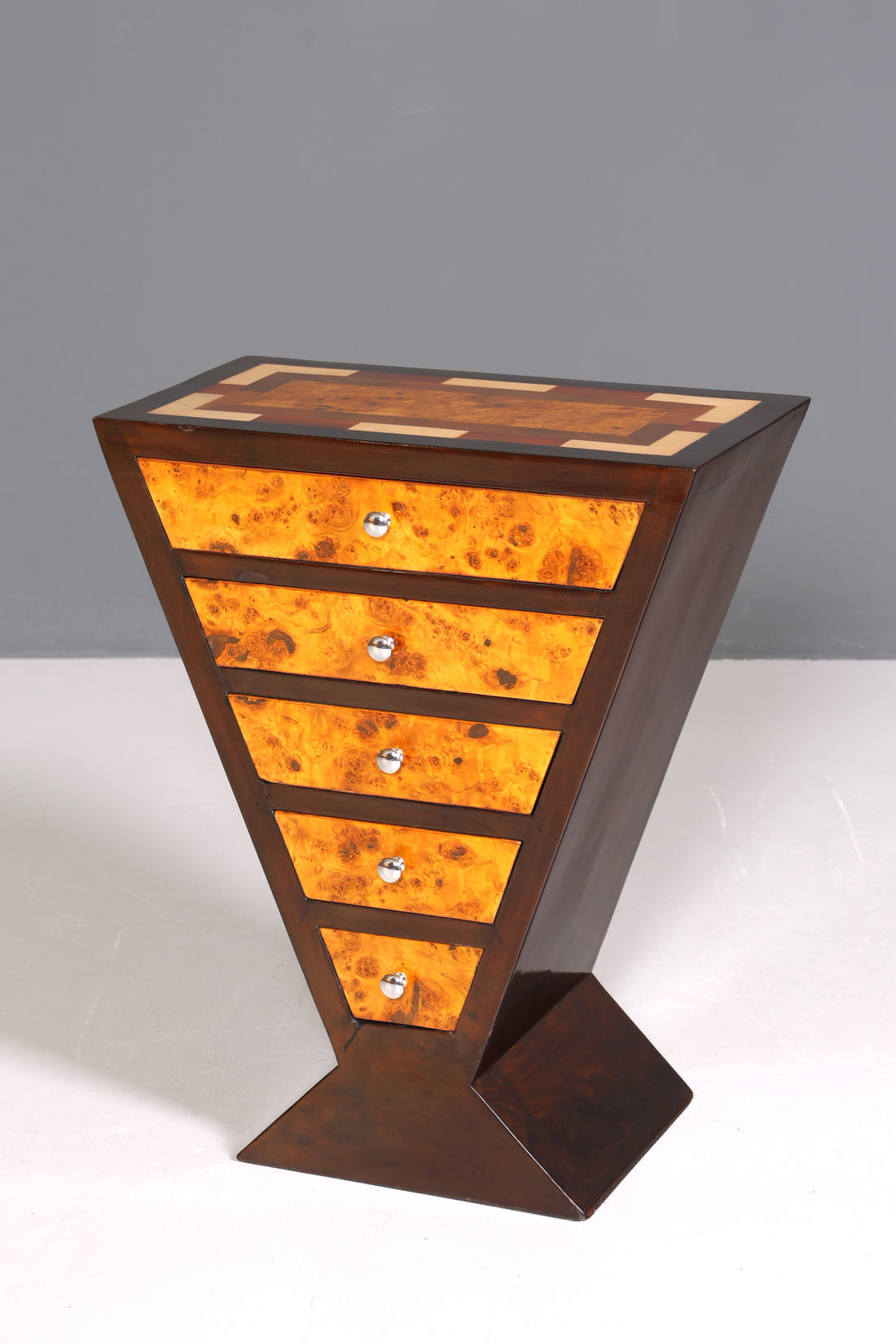 Traumhaftes Art Deco Stil Highboard Kommode Antik Stil Konsolen Tisch